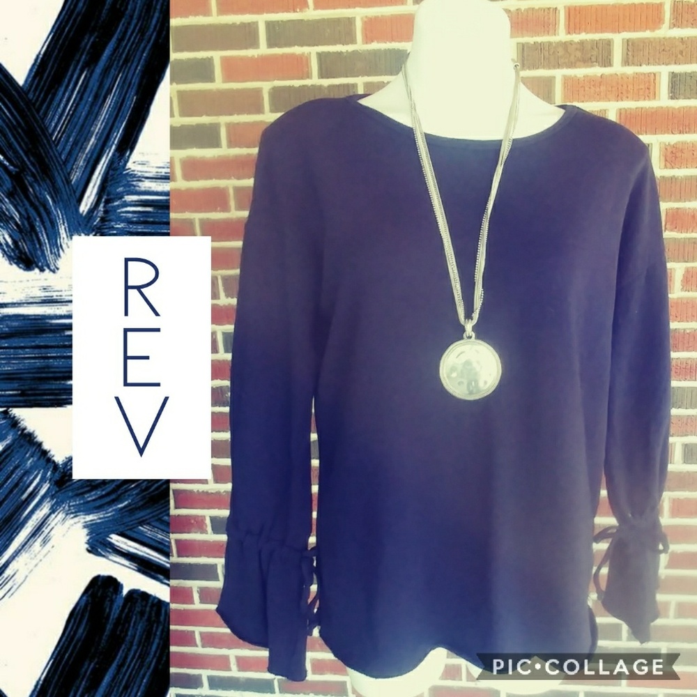 🍃🍃REV Drawstring Sleeves Top🍃🍃